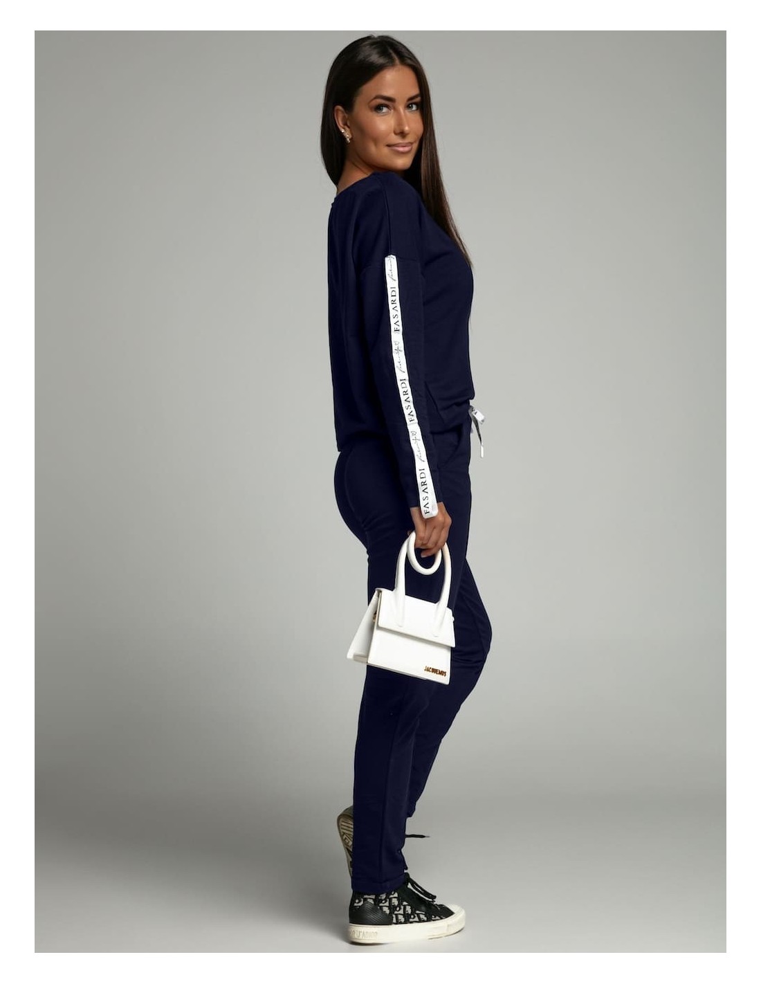 Women\'s navy blue tracksuit set FI534 - Online store - Boutique